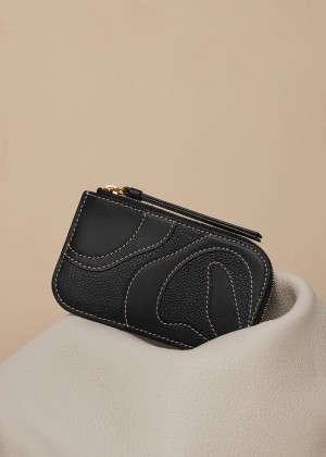Polène Atla Card Holder Černé | SN-PLN365020