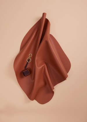 Polène Cubo Keyring Vínové | SN-PLN365033