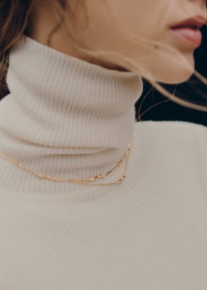 Polène Eroz Double Chain Zlaté | SN-PLN364984