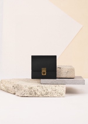 Polène Numéro Sept Wallet Černé | SN-PLN365070