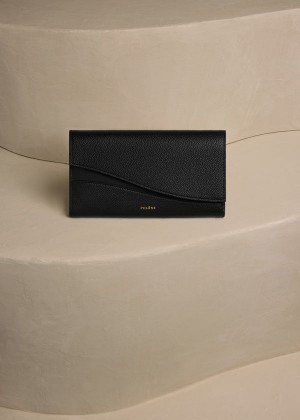 Polène Sierra Wallet Černé | SN-PLN365005