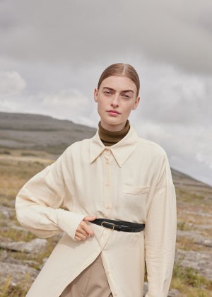 Polène Thin Umi Belt Černé | SN-PLN365059