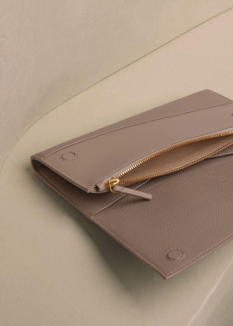 Polène Sierra Wallet Edition Duo Taupe | SN-PLN365003